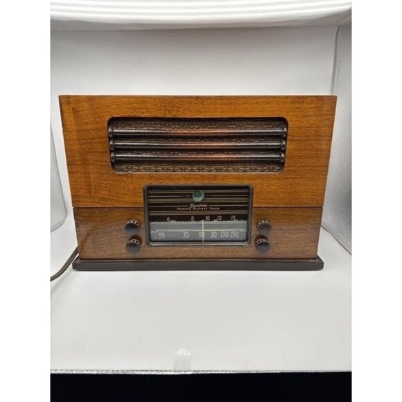 Sparton 6148 Viso-Glo AM/SW Tube Radio (1946) Expert Restored, Green Tuning Eye - Picture 2 of 16